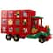 14" Red Children Advent Calendar Storage Truck Christmas Décor